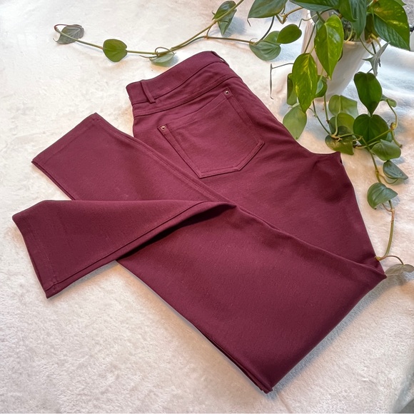INC International Concepts Pants - INC International Concept Regular Fit Skinny Leg Dark Mahogany